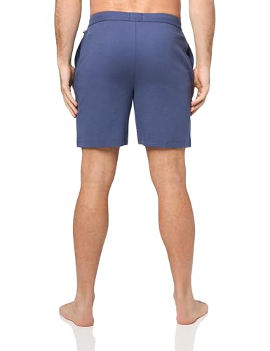 Image of BOSS Men's Waffle Contrast Logo Lounge Shorts