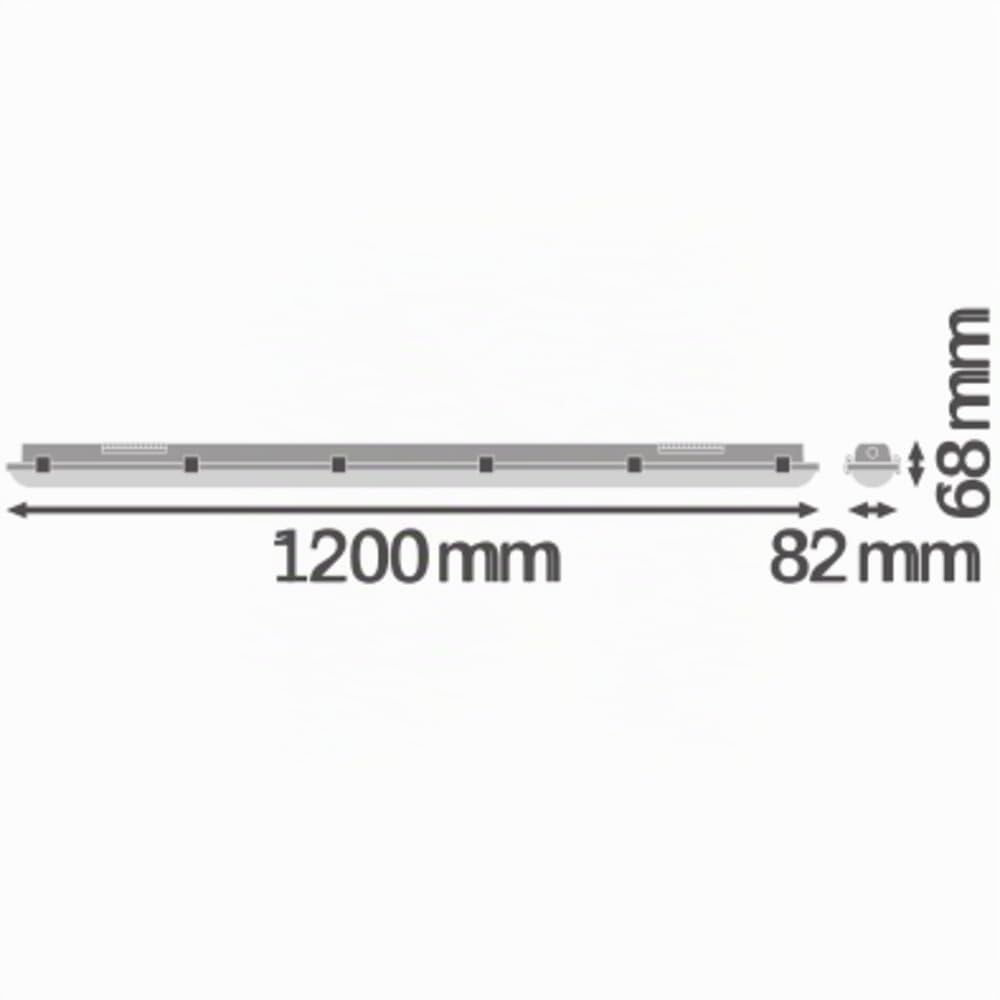 Ledvance Réglette LED Étanche Imperméable 32W 4400lm - 840 Blanc Froid | 120cm