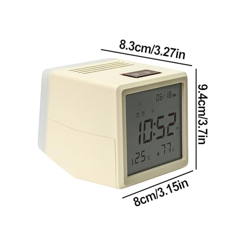 Réveil pour enfants avec lumière et calendrier de bureau complet - 6