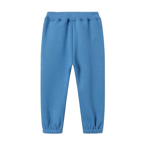 Image of Mud Kingdom Girls Boys Drawstring Sweatpants Solid Colors Elastic Waist Slant Pockets 2-10 Years