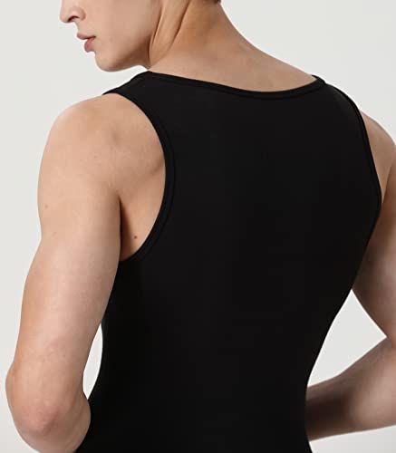 Comfneat Men's 4-Pack Cool Feeling A-Shirts Viscose Undershirts Sports Singlets3