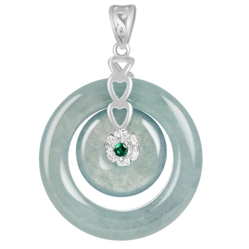 Collier en jade naturel contre le stress avec son amulette Feng Shui
