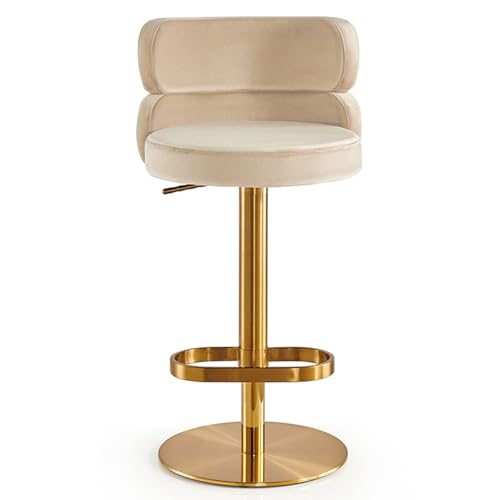 Tabourets de bar pivotants en velours pour illuminer votre îlot de cuisine avec chic