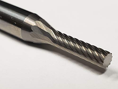 Punta de fresa carburo Single Cut 1/8" x 1/2" miniatura 2