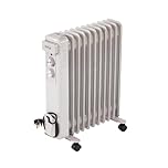 Oypla Electrical 2500W 11 Fin Portable Oil Filled Radiator Electric Heater