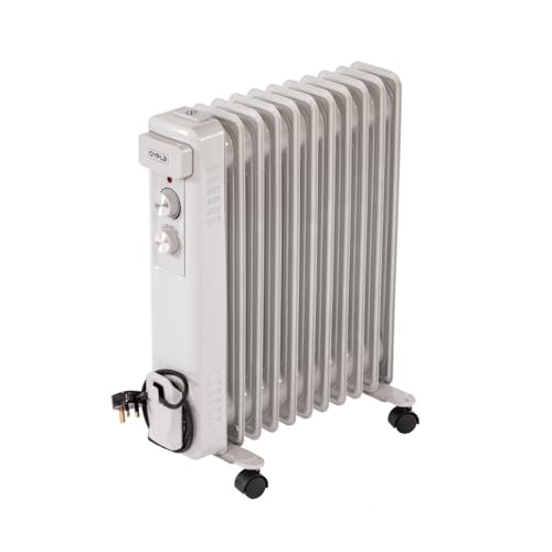 Oypla Electrical 2500W 11 Fin Portable Oil Filled Radiator