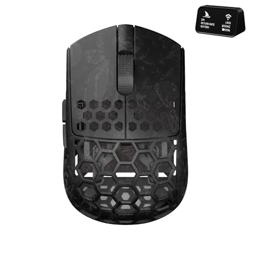 Darmoshark M5Air Mini Fingertip Grasp Gaming Mouse Carbon Fiber,Tri-Mode 8K/Bluetooth Mouse Up to...