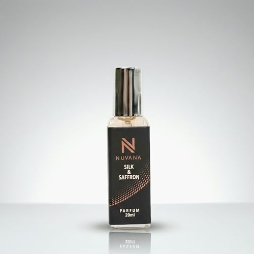 Image of Silk & Saffron Luxury Parfum for Men | Woody Amber Fragrance | Pocket Size Travel Perfume | Perfect for Special Occasions & Evenings