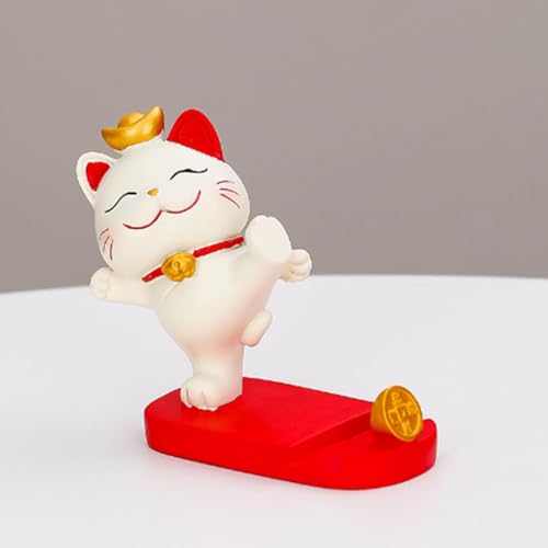 Support de téléphone en forme de chat pour éviter les chutes sur table