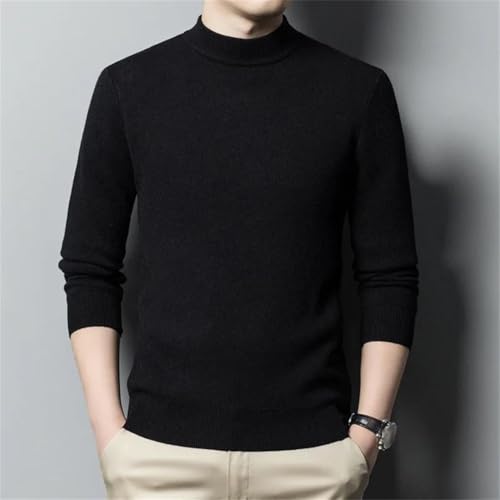 Men's Cashmere Sweater Half Turtleneck Sweaters Knit Pullovers for Male Youth Slim Knitwear Man Sweater Men's2