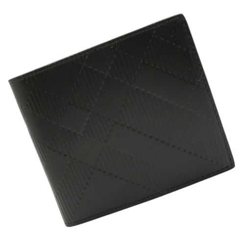 [BURBERRY] [バーバリー] メンズ 二つ折り財布 (小銭入れ付き) 8103992 1 MS CC BILLCOIN E5L ブラック [並行輸入品]