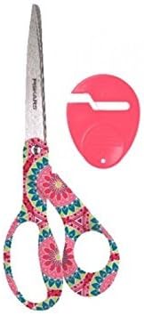 Fiskars Tijeras de diseño de 8 pulgadas con sacapuntas