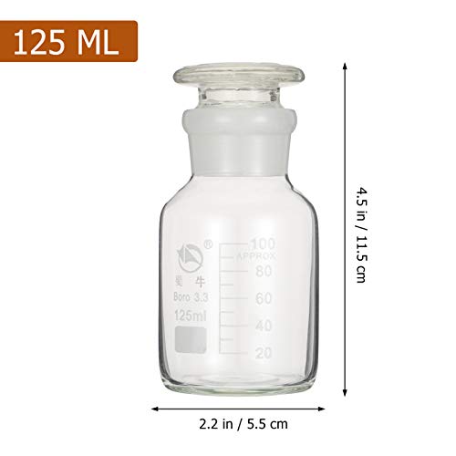 POPETPOP Garrafa de Vidro da Garrafa da Garrafa de Vidro Garrafas de Armazenamento Dos Meios de Arma