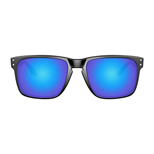 Image of Well-aimed Replacement Lenses Compatible with Oakley Holbrook XL OO9417 Sunglasses - Blue Iridium Polarized
