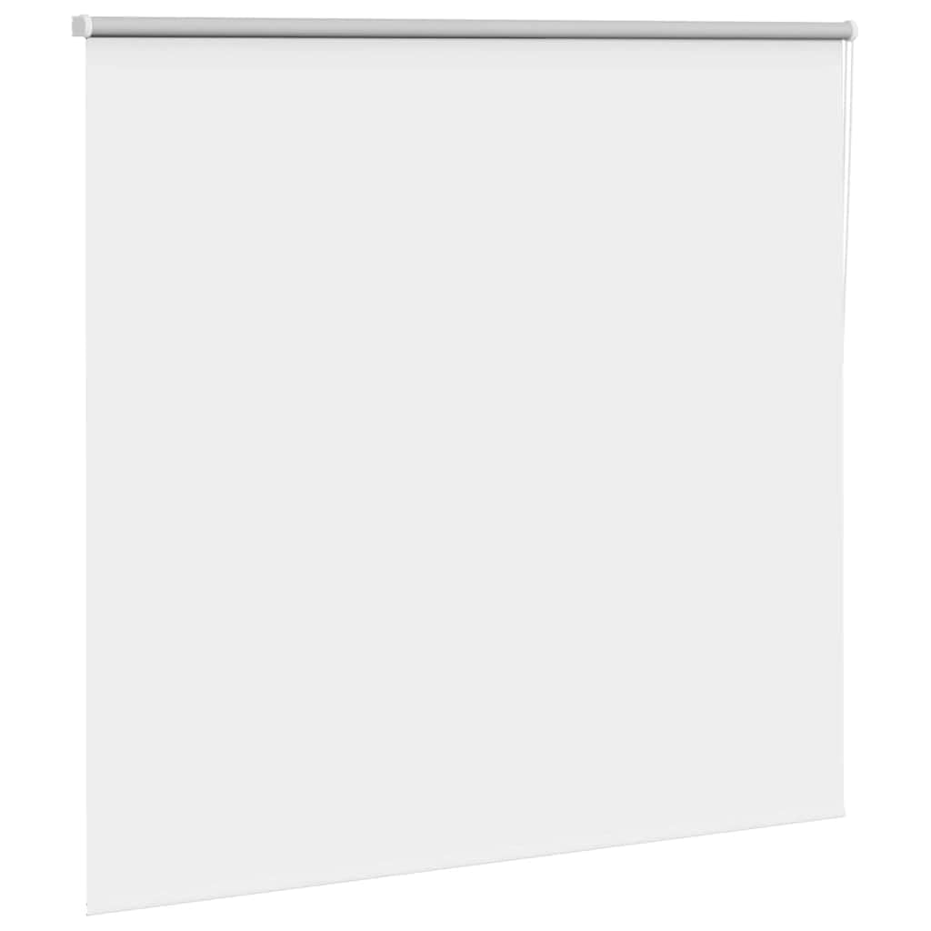 Store enrouleur occultant blanc 160 x 130 cm - Largeur du tissu 156,6 cm - Polyester - Protection solaire - Brise-vue - Montage facile - Durable et résistant aux intempéries