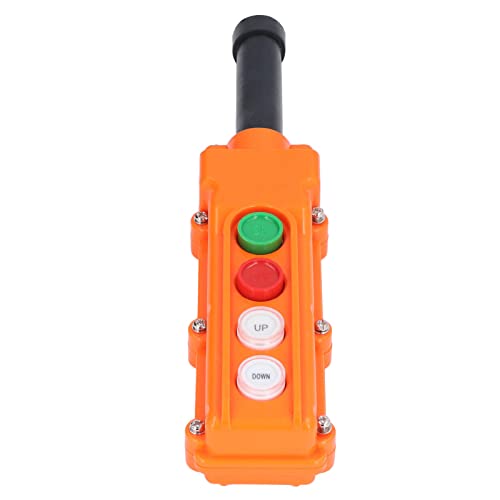 Miniatura 6 de COB-61A interruptor de botón de empuje de grúa Interruptor de control remoto de alzamiento a prueba de lluvia para grúas puertas traseras de