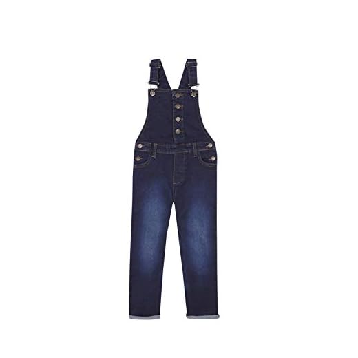 Gocco Peto Vaquero Pants, Marino, 9/10 para Niños