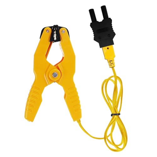 HVAC Temperature Clamp with Banana Plug Adapter