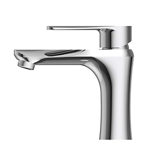 Robinet de lavabo à poignée unique avec mitigeur eau chaude et froide