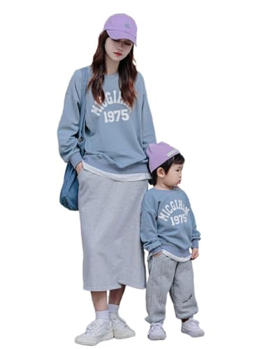 ジュタオピン 親子ペアルック 親子コーデ 赤ちゃん tシャツ ペアルック 親子 リンクコーデ 親子セット 親子ペア お揃い ブランド ロンパース 親子お揃いコーデ トレーナー mka7w374-bl-k-150
