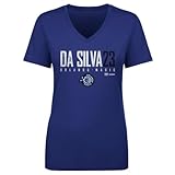 500 LEVEL Tristan da Silva Orlando Magic Elite Women's V-Neck T-Shirt (Royal Blue, Medium)