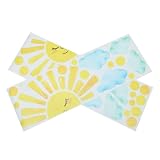 Adesivo Murale Sole e Nuvola Bohemien Bianco in PVC