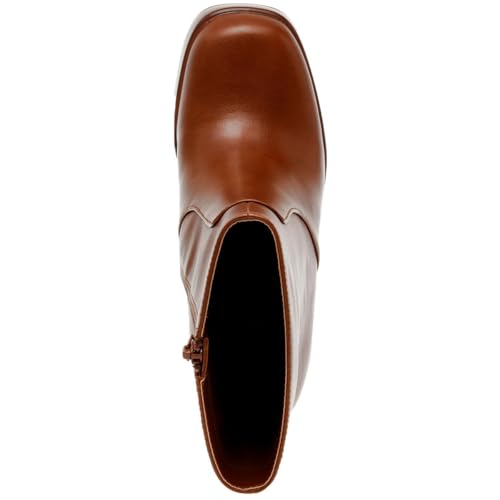 Wild Pair Womens Stellaa Platforms Mid-Calf Mid-Calf Boots Tan 7.5 Medium (B,M)3