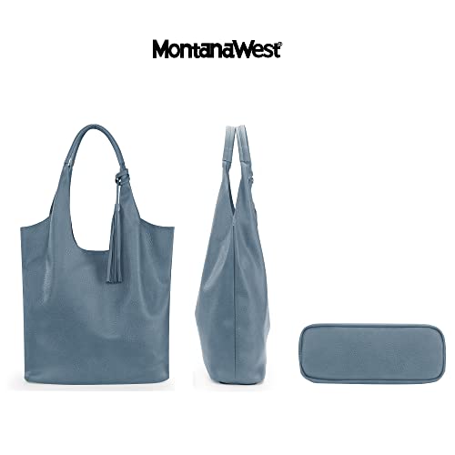 Image of Montana West Slouchy Hobo Bags for Women Soft Designer Shoulder Purses Ladies Top Handle Handbag