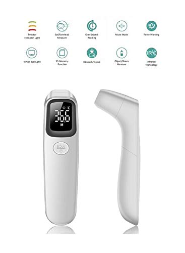ALICN Non-Contact Infrared Forehead Thermometer Gun with LED Display,Digital Medical Ear Household Thermometer, Smart Sensor Gun for Infants and Adults(Delivery Time: 3-7 Days CA in Stock) - Thumbnail 7