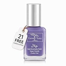 Karma Halal Certified Nail Polish- Truly Breathable Cruelty Free and Vegan - Oxygen Permeable Wudu Friendly Nail Enamel BILQUIS