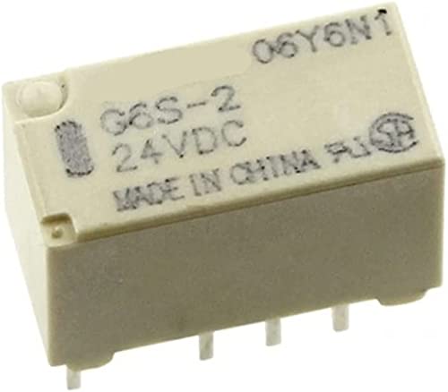 Relais G6S-2-24VDC Mini Commutateur de Commande Industrielle pour Carte PCB