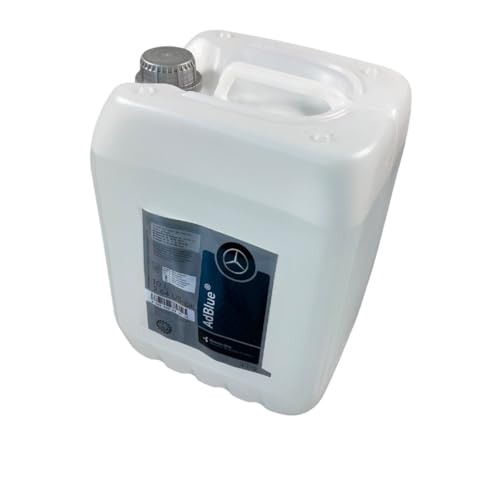 Mercedes-Benz Genuine AdBlue Exhaust Emissions Fluid 10L Bottle Canister A000989980911 Nozzle Included OEM NOx Reducing Agent High-Purity SCR Diesel Additive