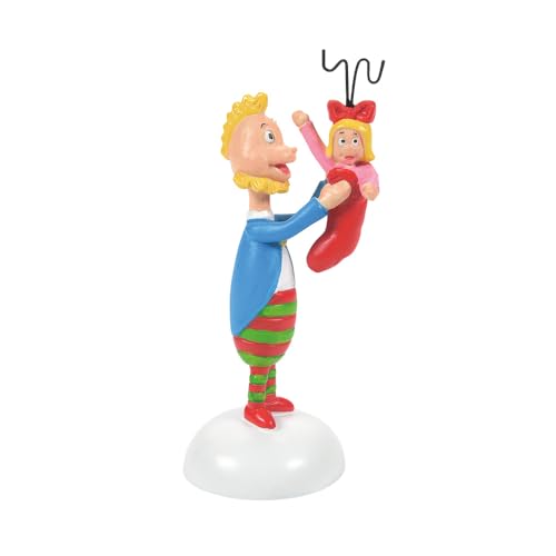 Department 56 Dr. Seuss Grinch Village Accessories Who's Perfect Stocking Stuffer Figurine, Resin Hand Crafted Collectible Christmas Figurines Home Decor Sculpture Shelf Statue, 2.875 Inch, Multicolor by Department 56 - Used condition - US$9.89