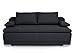 Produktbild Collection AB B-famous Bonn Schlafsofa Boxspringsofa mit Bettkasten, Strukturstoff anthrazit, 202x98x99
