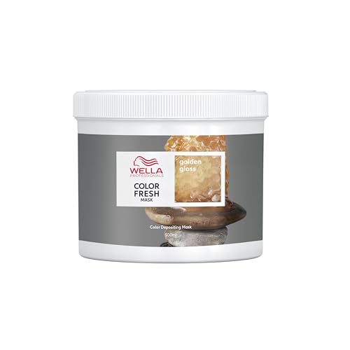 Wella Professionals Color Fresh Mask Golden Gloss - Masque Pigmentant HydrĂ ant pour Cheveux Blond - ColorĂ ion Temporaire - 500 ml