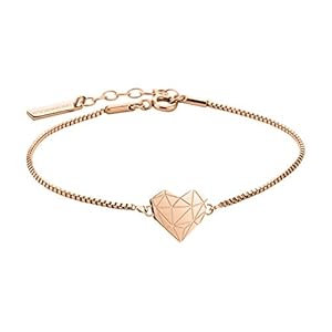 Liebeskind Damesarmband, hart, roestvrij staal, zilver, 20 cm