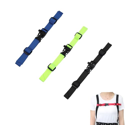 3 Pack Adjustable Sternum Straps for Backpacks