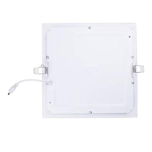 Painel Plafon Led 18W Quadrado Embutir Branco Frio