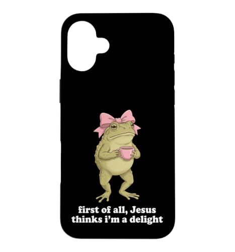 ���ӋC�ȃq�L�K�G���s���N�̋| Jesus Thinks I' Delight �X�}�z�P�[�X iPhone 16 Plus �p