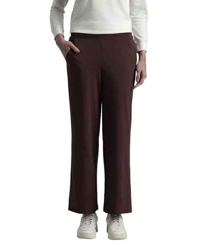 Image of Jockey A158 Women Super Combed Cotton Rich Straight Fit Wide Leg Pants
