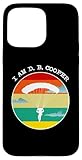 Hülle für iPhone 15 Pro Max Ich bin D. B. Cooper Fallschirm Wolken Skydive Retro