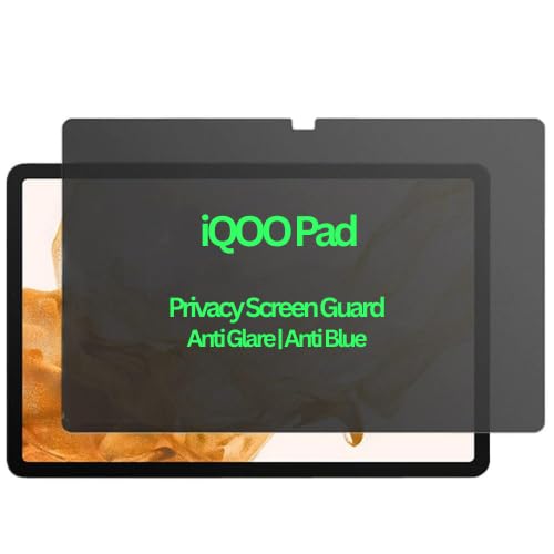 Image of Pxin Tablet Privacy Guard compatible with iQOO Pad | Tablet Privacy screen protector | Anti Glare | Anti Spy Screen Protector | Reduces blue light | Self healing from scratches | Eye Protection