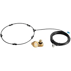 Kit Nebulizador Ventilador Jildouf Kit nebulización Ventilador, Ventilador nebulización Agua pulverizada, Kits nebulización con Boquilla nebulización latón