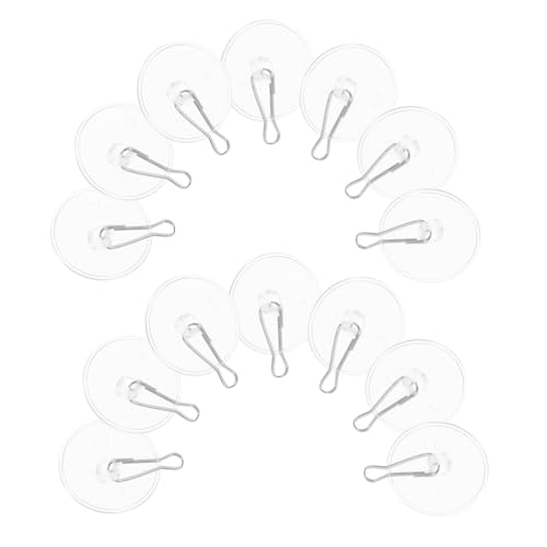 Hemobllo 40 Piezas Ganchos Adhesivos de Techo Transparentes para Colgar Soporte Resistente y Extraíble para Decoración de Bodas Cumpleaños y Fiestas Kit Versátil para Pared y Techo