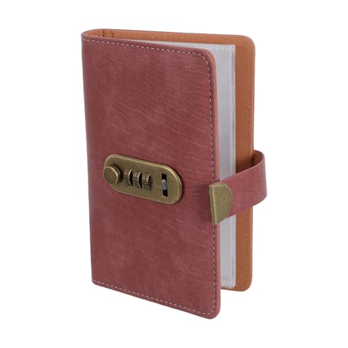 Operitacx Libro de Desafíos para Ahorrar Dinero con Candado, Cuaderno Organizador de Presupuesto Familiar con Sobres, Sistema de Ahorro Seguro y Portátil, Planificador Financiero