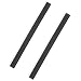LIFKOME 2Pcs Rubber Strip Replacement for Dustpan Dust Pan Edge Refill Inlet Pressing Strips Dustpan Lip Replacement 11.40in Dustpans Edge Bar Dust Pan Inlet Soft Pressing Strips Black