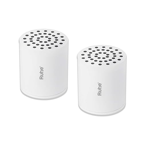 Image of Ruhe Cleanza Universal Water Filter Cartridge for Tap & Shower | Pack of 2 | Multi-Stage Filtration for Chlorine, Impurities and Hard Water Reduction