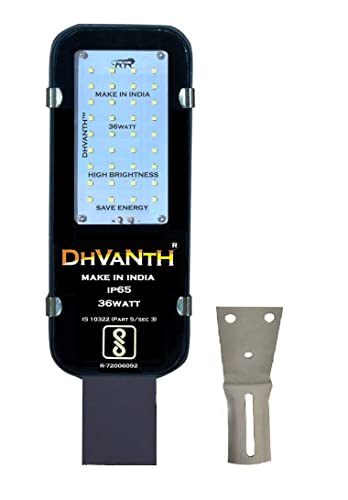 Image of DHVANTH LED 36 W Outdoor Waterproof Street Light with Osram LED, Aluminum Body, IP 65 Driver for Outdoor use. 36W Pack-1