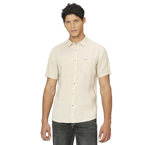 Image of Pepe Jeans Men's Cotton Regular Fit Shirt