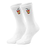 epicsocks Fast Food Fun Softdrink Socken in 42-46 im Paar Lustige Strümpfe für Fans von Fast Food